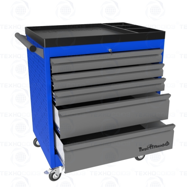 PROFFI Тележка инструментальная 795.5 M (RAL5005 шагрень / RAL7024 шагрень)